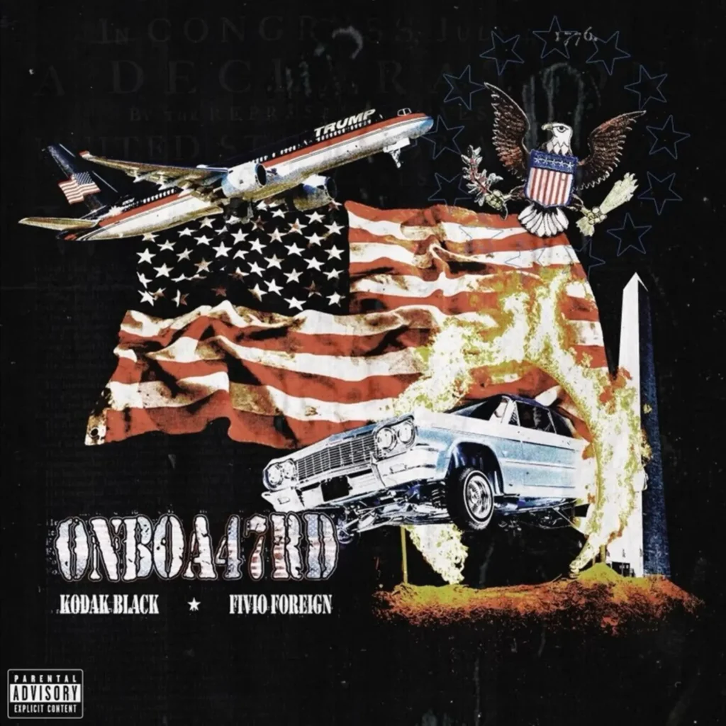 Fivio Foreign And Kodak Black Endorse Donald Trump On "ONBOA47RD"