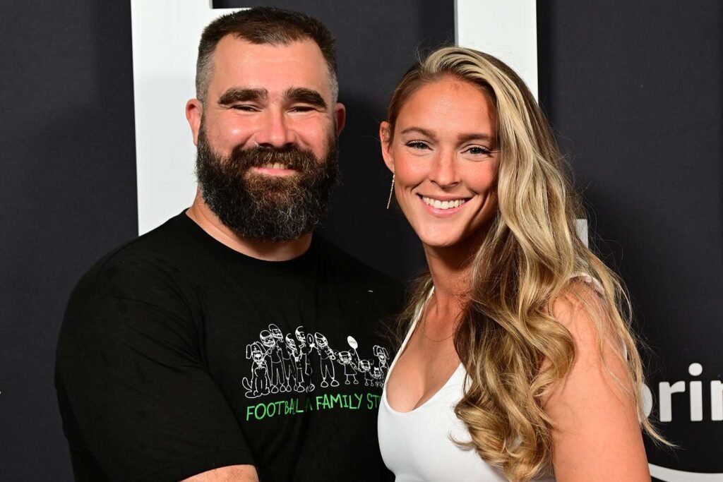 Kylie Kelce and Jason Kelce