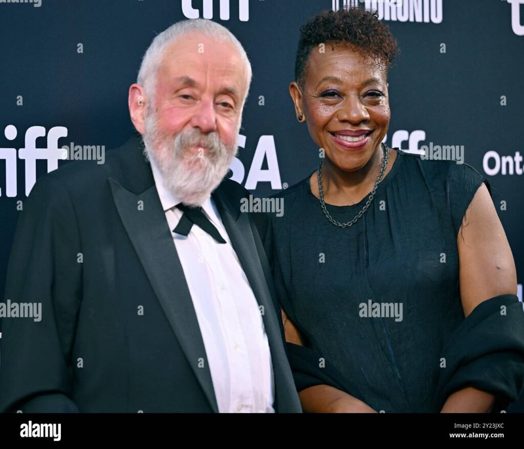 Marianne Jean-Baptiste and Mike Leigh